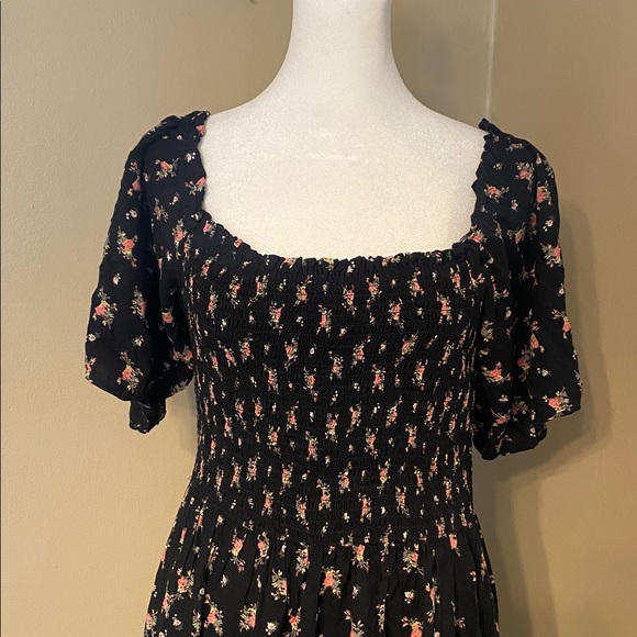 EUC TOPSHOP Floral Midi Dress 4 (Can fit larger sizes too) - Picture 4 of 7